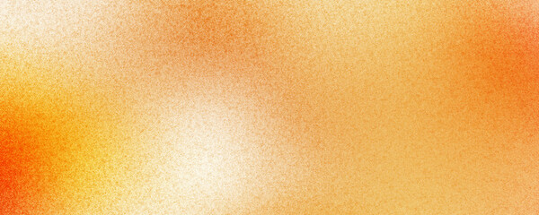Wall Mural - Background of orange, yellow and beige grainy texture banner design