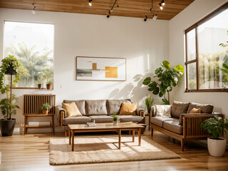 Wall Mural - living room interior