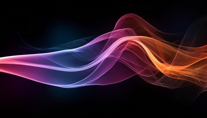 wave abstract background smoke for slide and template presentation colorful and modern background