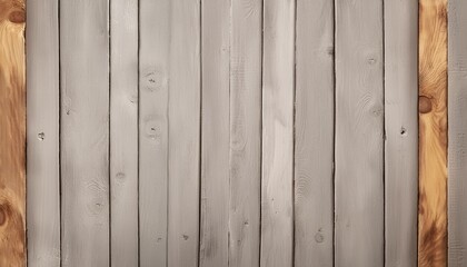 Wall Mural - grey plank wallpaper with copy space premium vintage wooden texture banner