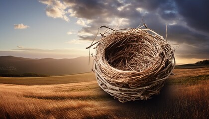 empty birds nest