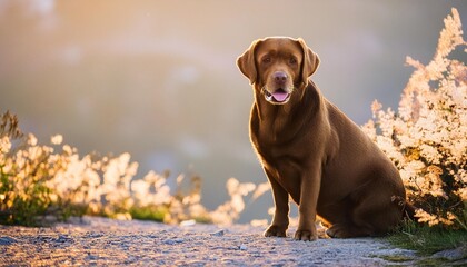 Poster - beautiful labrador retriever