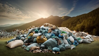 Wall Mural - pile of garbage