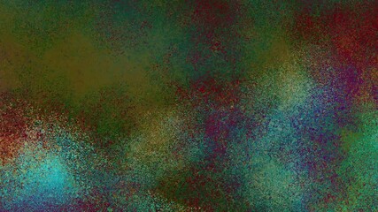 Fototapete - Seamless colorful abstract background with rough grain for loop playback. Dynamic gradient animation with grainy grains on abstract background
