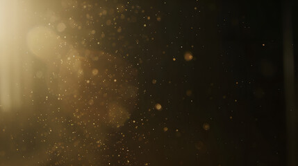 Wall Mural - real dust particles floating in the air indoor with natural sun light