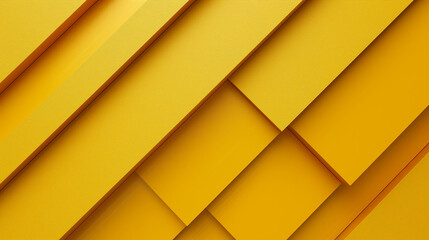 Fototapete - Yellow rectangular shapes forming a modern abstract background