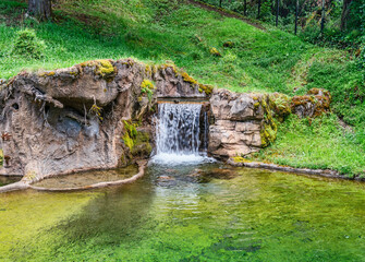 Canvas Print - Waterfall_At_Zoo