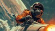 © Damen - Determined Gorilla Astronaut in Space
