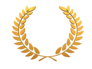 golden laurel wreath