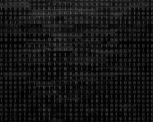 Wall Mural - seamless binary code patterns, creating a continuous and visually appealing design of binary digits