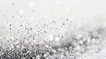 Wall Mural - white background with sparkling glitter