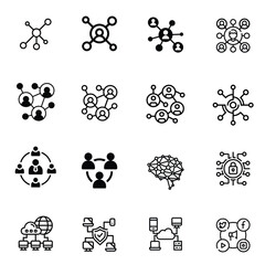 Networking Icon set 2