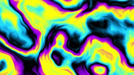 Leinwandbilder - Colorful Seamless Fluid Art Abstract Background. animation. 4k looping footage