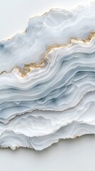 Wall Mural - A white and blue striped wall with gold accents