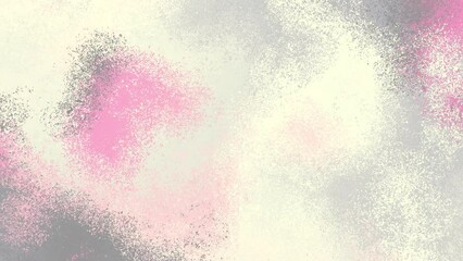 Fototapete - Seamless colorful abstract background with rough grain for loop playback. Dynamic bright splash with grainy grains on black abstract background