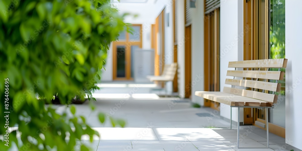 Beautiful view of Apartment Complex With Eco Friendly Building Materials And Natural Ventilation
