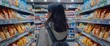 © AIMosaic - Selecting Snacks At The Supermarket, Feeling Indecisive