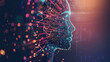 © mfv - Human and AI Interact Through a Holographic Interface, Ushering in a New Era of Collaborative Communication