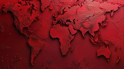 Wall Mural - world map