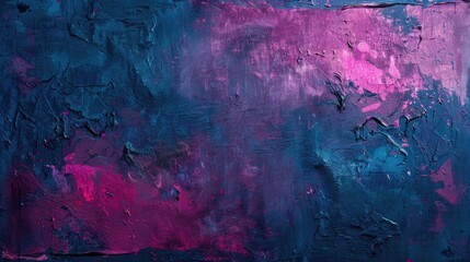 Sticker - Trendy navy grunge wall background with Magenta color texture for 2023 art display