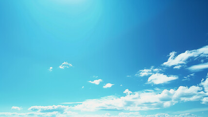 clear blue sky with clouds background