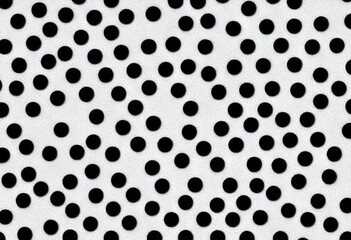 Wall Mural - Intricate black halftone dots pattern texture elegantly layered on a white gradient background