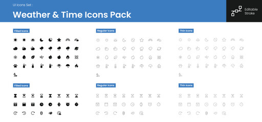Wall Mural - user interface icons pack set. the collection has different icons for applications and websites. min