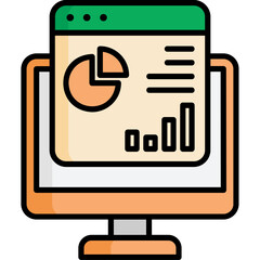 Sticker - Data Visualization Icon