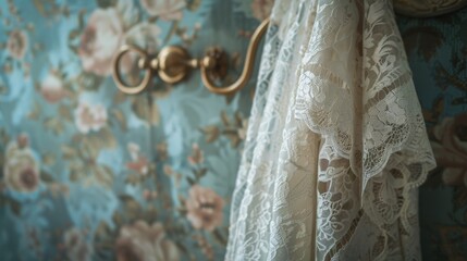 Background: A coquette bathroom wallpaper adorned with elegant pink towels and silky bubbles creates a romantic atmosphere of pure relaxation.
