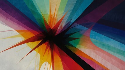 Canvas Print - abstract colorful background