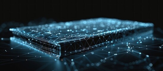 Wall Mural - Abstract Digital Network Connection