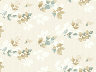 Wall Mural - seamless floral background