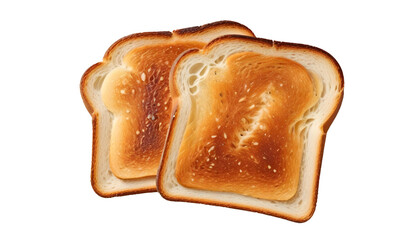 Two delicious toasted bread pieces 4