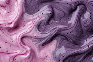 Poster - Vibrant pink and purple swirling abstract background