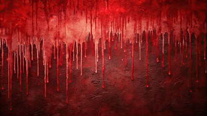 Poster - Crimson grunge dripping paint abstract texture, artsy, vibrant, background, messy, creative, vibrant, colorful, artistic, texture