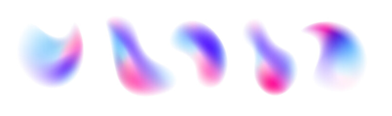 Poster - Ethereal forms in blue and purple hues dance across the canvas, resembling celestial flames frozen in time, creating a mesmerizing and otherworldly visual experience. PNG