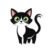 © Tumpa - Halloween Cat Silhouette Vector illustration