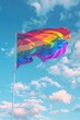 © Alexandr - Rainbow flag flying high
