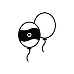 Sticker - Balloon vector icon 