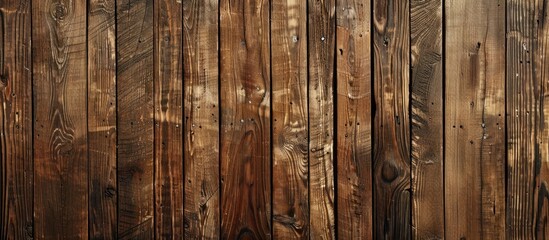 Aufkleber - Wooden plank background with ample copy space image.