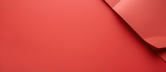 Aufkleber - Background in a light red pastel paper color with copy space image.