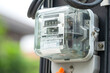 © amazing studio - Electric measuring power meter for energy cost at home and office.