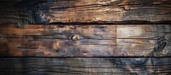 Sticker - A rustic photograph featuring a wood texture background with ample copy space image.