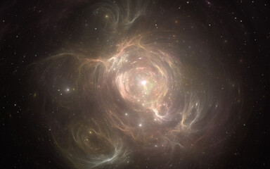 Wall Mural - nebula formation, portions of the interstellar medium undergo gravitational collapse