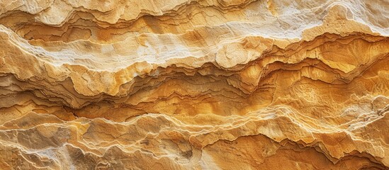 Fototapete - Brown sandstone texture for design with copy space image.