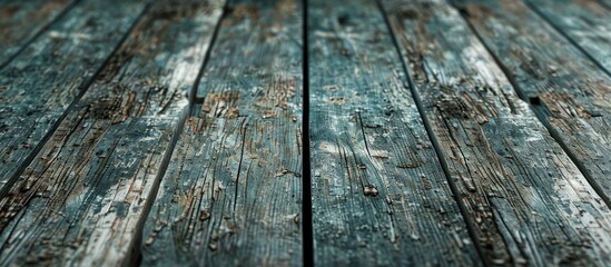 Aufkleber - A weathered floor with a distressed appearance, suitable for a copy space image.