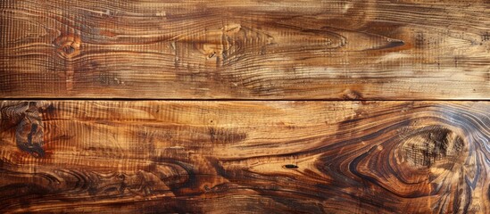 Leinwandbilder - White background with a wooden board for copy space image.