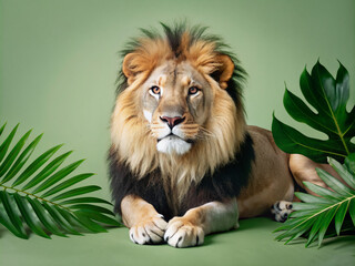 portrait of a lion, mane, wildlife, feline, king, carnivore, predator, zoo, nature, mammal, portrait, leo, face, big cat, majestic