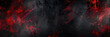 © julijadmi - Dark Abstract Red and Black Texture. Abstract dark red and black texture with dynamic splashes and strokes creating a dramatic and intense composition.