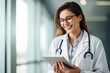 © Tetiana - Generative AI Portrait of experienced doctor at hospital patient examination consultation medicare